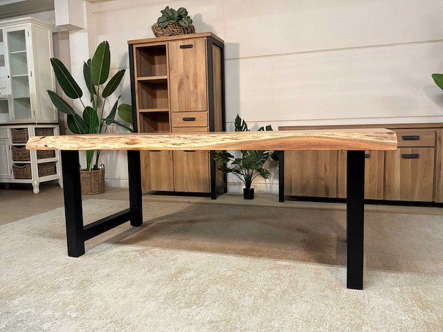 Boomstam eetkamertafel - afbeelding 11 van  20