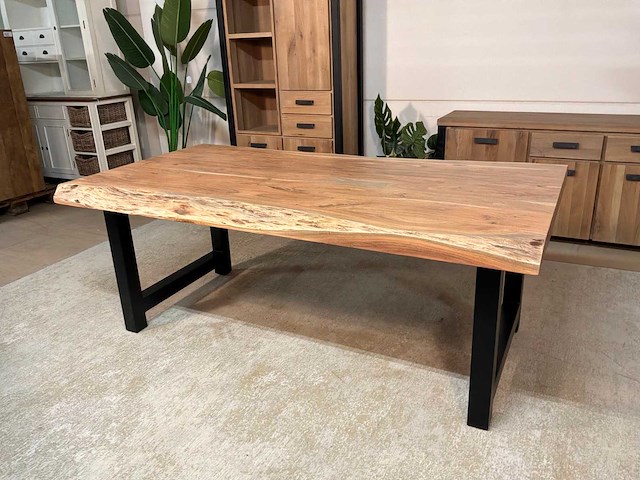 Boomstam eetkamertafel - afbeelding 19 van  20
