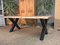Boomstam eetkamertafel - afbeelding 5 van  12