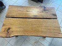 Boomstam eetkamertafel - afbeelding 3 van  4