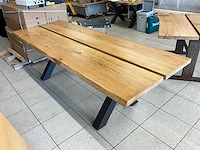 Boomstam eetkamertafel - afbeelding 1 van  1