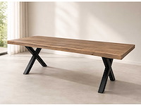 Boomstam eetkamertafel - afbeelding 2 van  4