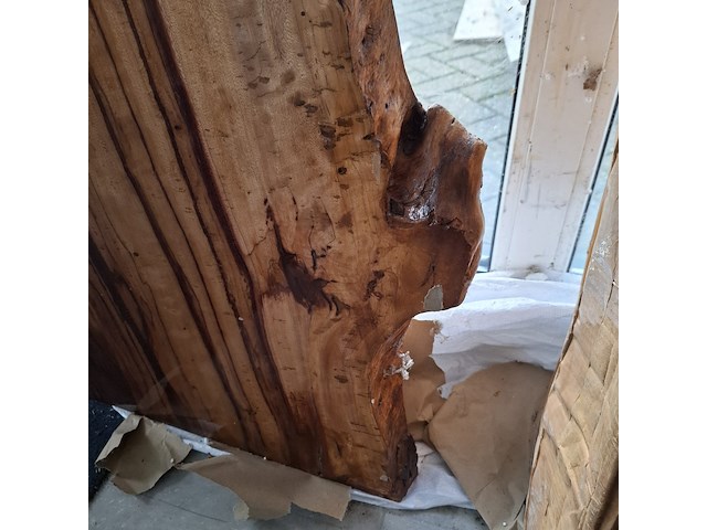 Boomstam eettafel - afbeelding 6 van  7