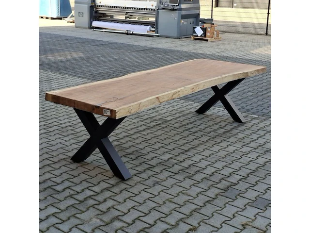 Boomstam eettafel - afbeelding 1 van  10