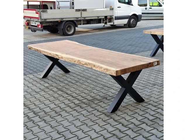 Boomstam eettafel - afbeelding 3 van  10