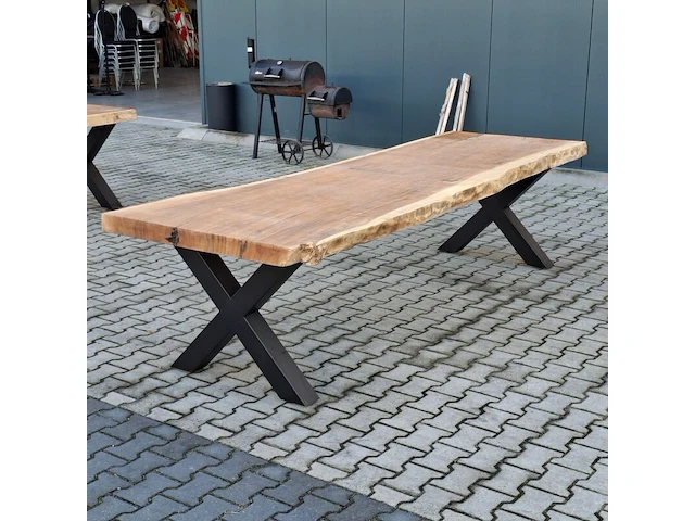 Boomstam eettafel - afbeelding 4 van  10