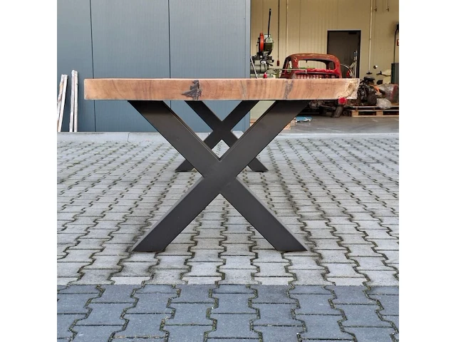 Boomstam eettafel - afbeelding 5 van  10