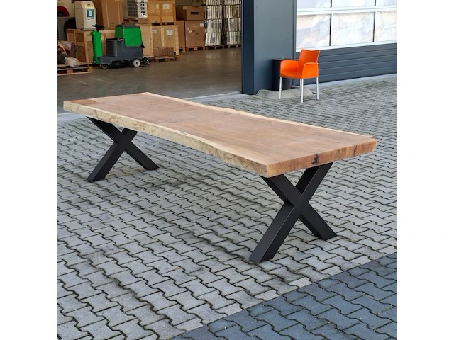 Boomstam eettafel - afbeelding 7 van  10