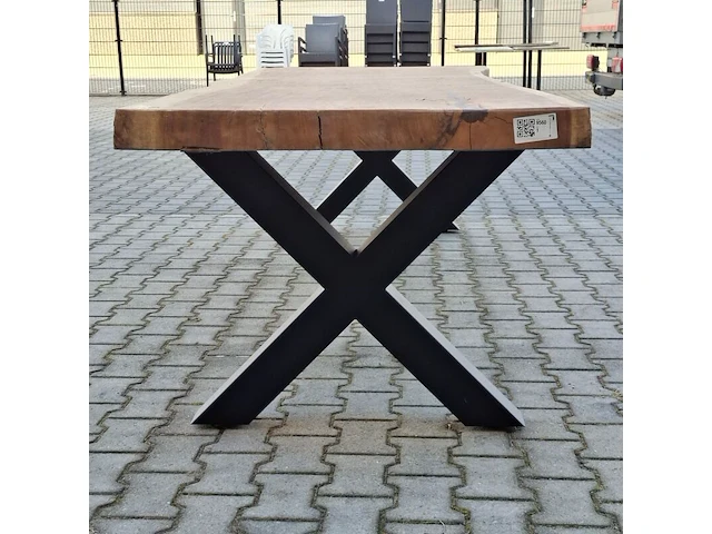 Boomstam eettafel - afbeelding 8 van  10