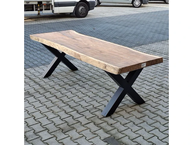 Boomstam eettafel - afbeelding 1 van  9