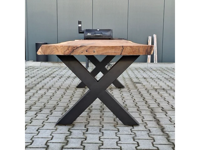 Boomstam eettafel - afbeelding 3 van  9
