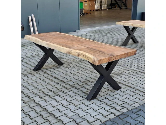 Boomstam eettafel - afbeelding 5 van  9