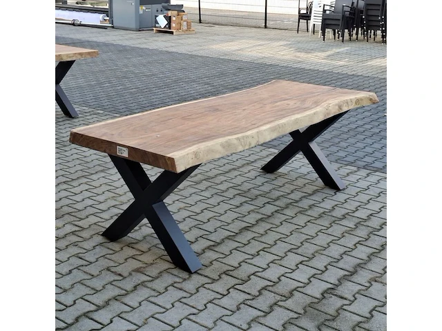 Boomstam eettafel - afbeelding 6 van  9