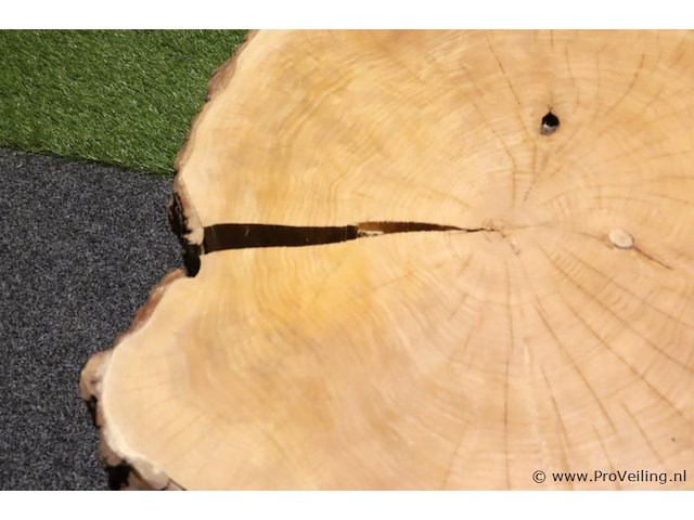 Boomstam salontafel - ø 80cm x 57cm - afbeelding 4 van  5