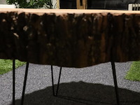 Boomstam salontafel - ø 80cm x 57cm - afbeelding 5 van  5