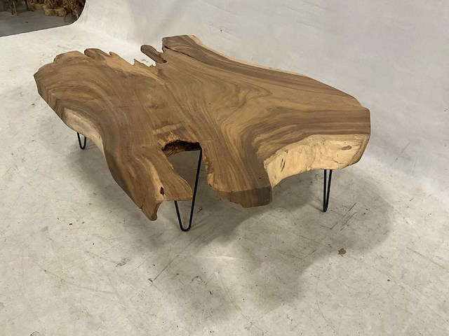 Boomstam salontafel - afbeelding 4 van  4