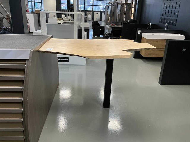 Boomstam statafel - afbeelding 1 van  3