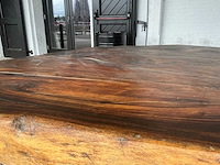 Boomstam tafel 420x200x81 cm - afbeelding 1 van  11