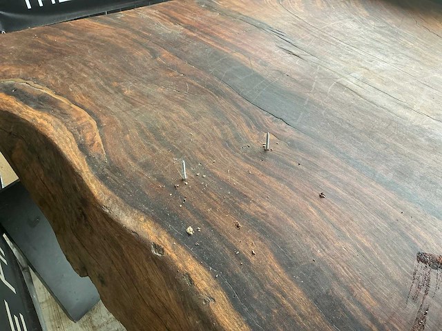 Boomstam tafel 420x200x81 cm - afbeelding 3 van  11