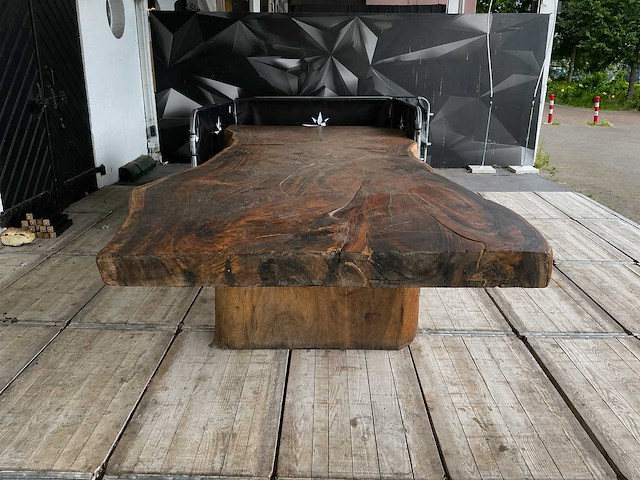 Boomstam tafel 420x200x81 cm - afbeelding 7 van  11
