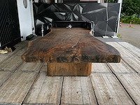 Boomstam tafel 420x200x81 cm - afbeelding 7 van  11