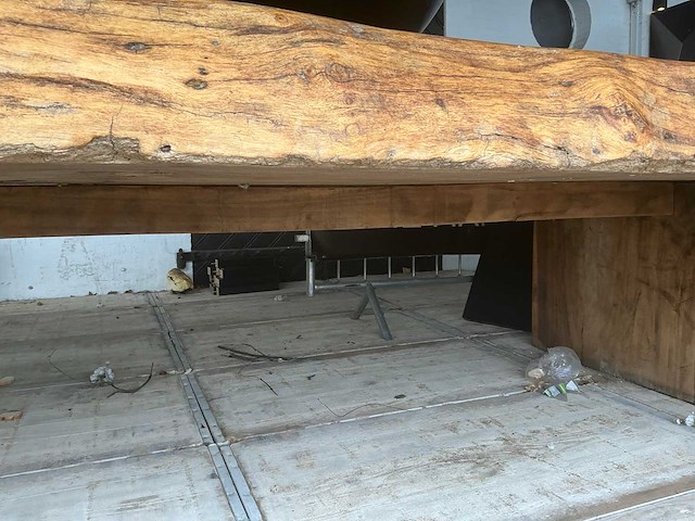 Boomstam tafel 420x200x81 cm - afbeelding 9 van  11