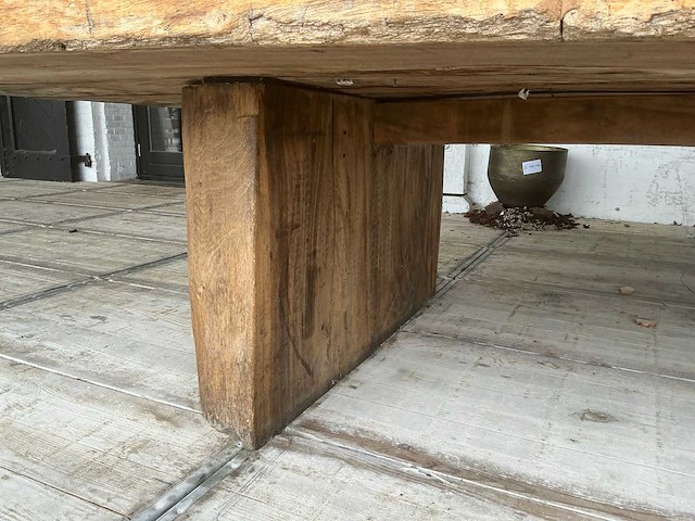 Boomstam tafel 420x200x81 cm - afbeelding 11 van  11