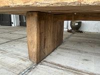 Boomstam tafel 420x200x81 cm - afbeelding 11 van  11