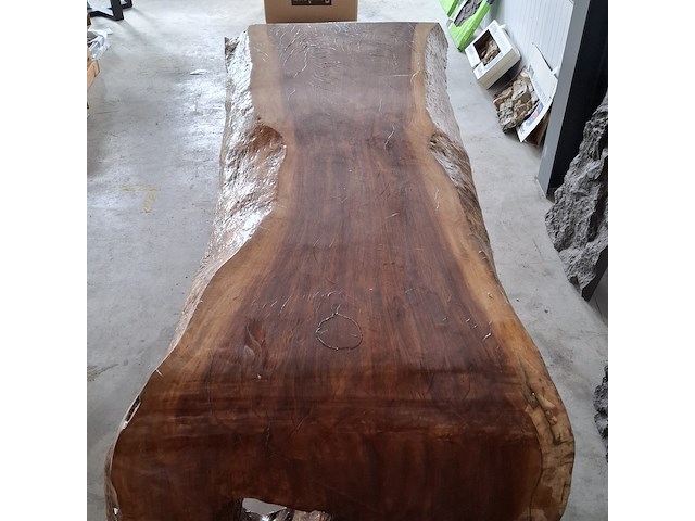 Boomstam tafel | l vorm, 2026 - afbeelding 4 van  8