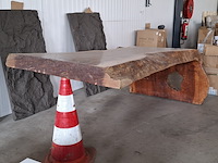 Boomstam tafel | l vorm, 2026 - afbeelding 6 van  8