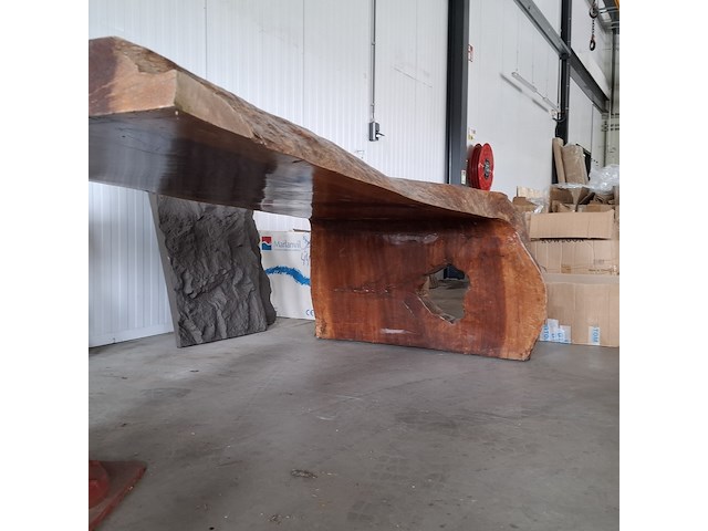 Boomstam tafel | l vorm, 2026 - afbeelding 7 van  8