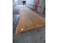 Boomstamtafel eiken 370x80cm - afbeelding 3 van  3