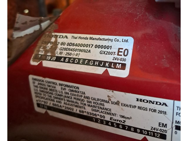 Boomstronkhakselaar - 5,5pk - benzine dosko, 200-orange-6h, 2019 - afbeelding 2 van  12