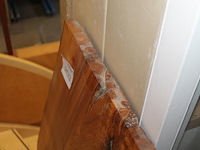 Boomtafelblad circa 50 x 105 cm met dikte 32 mm. - afbeelding 3 van  3