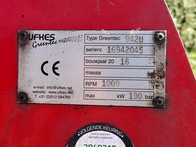 Boomversnipperaar, ufkes greentec, greentec 13/12h | 942u, 2016 - afbeelding 2 van  29