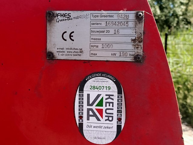 Boomversnipperaar, ufkes greentec, greentec 13/12h | 942u, 2016 - afbeelding 29 van  29