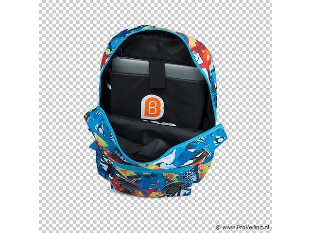 Boomzac rugtas met bluetooth, blauw - afbeelding 2 van  3