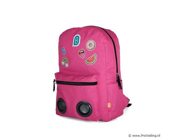 Boomzac rugtas met bluetooth, pink - afbeelding 1 van  2
