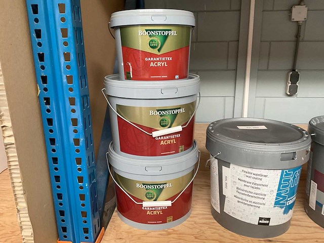 Boonstoppel garantietex acryl (3x) - afbeelding 1 van  3