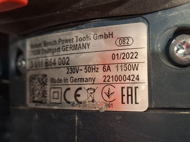 Boor-/breekhamer - 6kg - 230v - sds-max, bosch, gbh 5-40 dce, 2022 - afbeelding 8 van  9