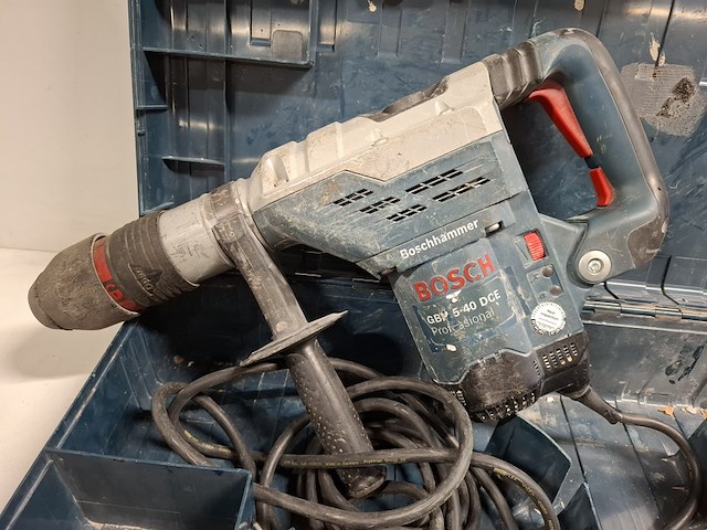 Boor-/breekhamer - 6kg - 230v - sds-max bosch, gbh 5-40 dce, bouwjaar 2012 - afbeelding 3 van  9
