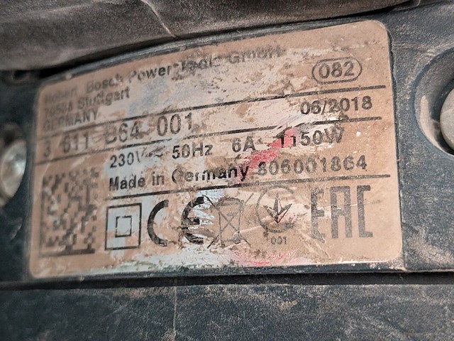 Boor-/breekhamer - 6kg - 230v - sds-max bosch, gbh 5-40 dce, bouwjaar 2018 - afbeelding 5 van  6