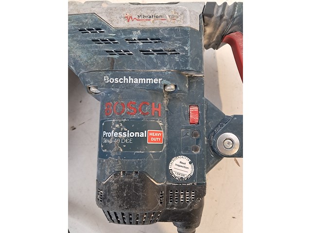 Boor-/breekhamer - 6kg - 230v - sds-max bosch, gbh 5-40 dce, bouwjaar 2018 - afbeelding 9 van  11