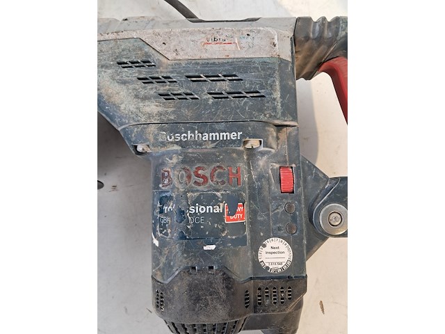 Boor-/breekhamer - 6kg - 230v - sds-max bosch, gbh 5-40 dce, bouwjaar 2020 - afbeelding 11 van  13