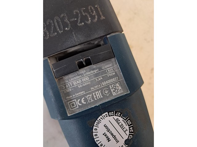 Boorhamer - 3kg - 230v - sds-plus bosch, gbh 2-24 d, bouwjaar 2016 - afbeelding 13 van  13