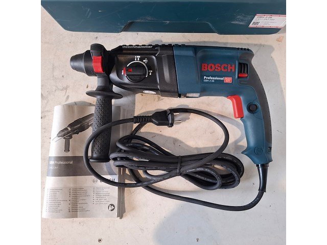 Boorhamer 16mm 230v sds-plus bosch, gbh 2-26, bouwjaar 2020 - afbeelding 2 van  5
