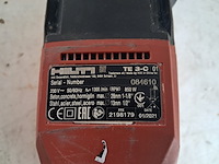 Boorhamer 16mm sds-plus 230v, hilti, te 3-c, 2021 - afbeelding 6 van  9