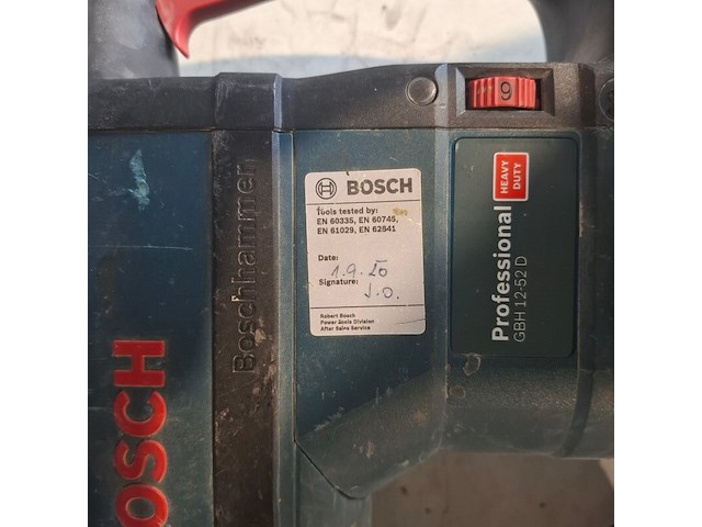 Boorhamer 52mm 230v sds-max ~, bosch, gbh 12-52 d, 2018 - afbeelding 3 van  6