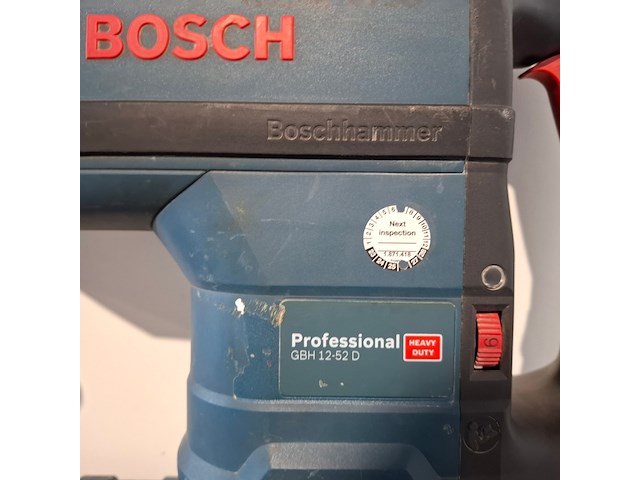 Boorhamer 52mm 230v sds-max ~, bosch, gbh 12-52 d, 2019 - afbeelding 3 van  7