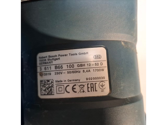 Boorhamer 52mm 230v sds-max ~, bosch, gbh 12-52 d, 2019 - afbeelding 6 van  7